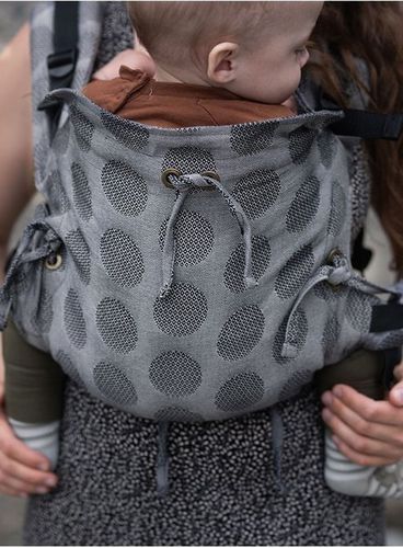 Nosidełko Kinder Hop Multi Soft: Dots Light Grey Regulowane na Arena.pl