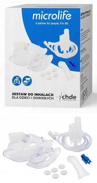 ZESTAW DO INHALATORA NEBULIZATORA MICROLIFE NEB200 zdjęcie 1