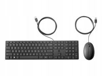 Przewodowa klawiatura i mysz HP 320MK USB Czarna 9SR36AA (duży enter)