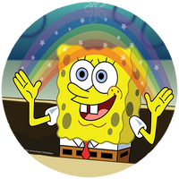 Opłatek na tort Spongebob