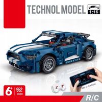 2X KLOCKI KONSTRUKCYJNE dla dzieci 952 el. sportowe auto zdalnie sterowane
