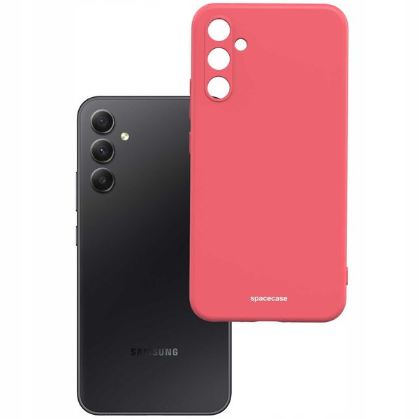 Spacecase Silicone Case Galaxy A34 5G Red zdjęcie 2