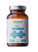 Biowen NAC 600mg oczyszczanie wątroby glutation detoks 100 kaps