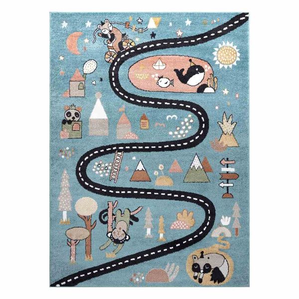 RUG/LU/BEO/ROUTE/BLUE/120x170 zdjęcie 1