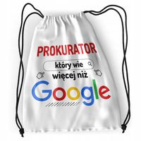 Plecak Prokuratora Sportowy Szkolny Worek Torba Z Nadrukiem Ze Zdjęciem