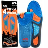 Wkładki żelowe do butów roboczych amortyzujące BHP 42-46 SULPO