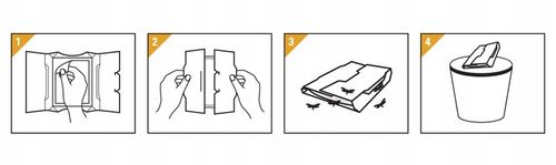 PUŁAPKA LEP NA MOLE SPOŻYWCZE KUCHENNE ODZIEŻOWE UBRANIOWE 2W1 10 SZT na Arena.pl