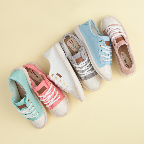 Sznurowane trampki espadryle r.37 na Arena.pl