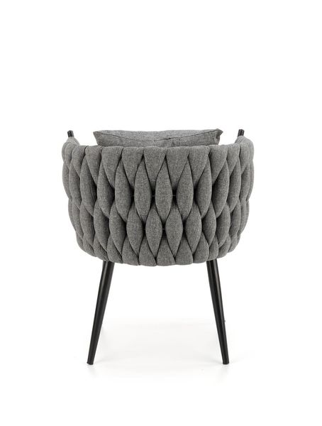 Fotel Tresse szary zdjęcie 4