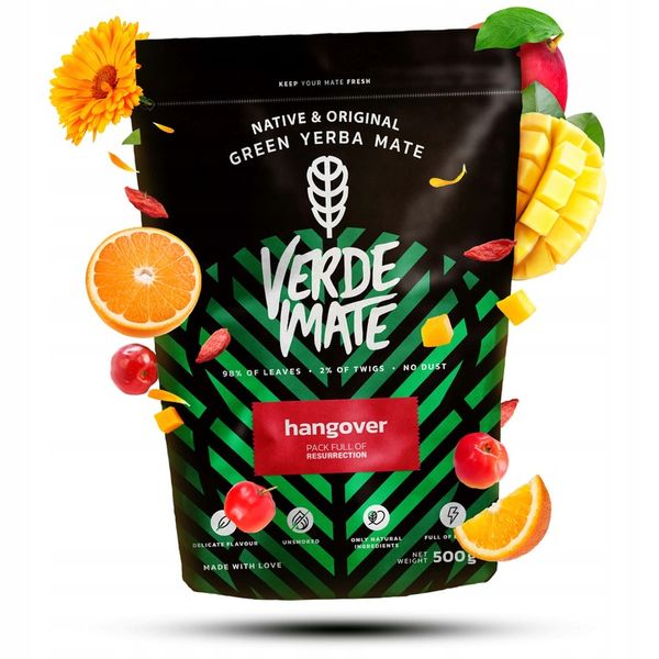 Yerba mate Verde Mate Green Hangover 0,5 kg kac zdjęcie 4
