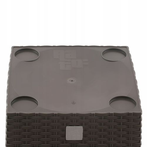 Doniczka ratanowa z wkładem wysoka DRTS170 - umbra na Arena.pl