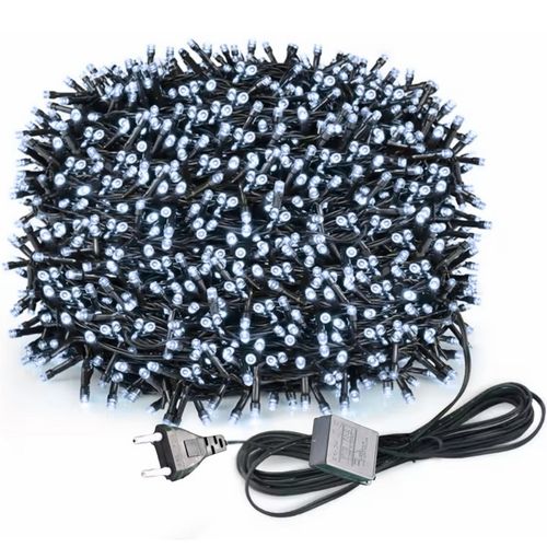 Lampki Świąteczne Światełka Choinkowe LED Zimne Zewnętrzne Flash 1000 Sztuk na Arena.pl