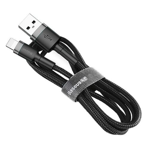 kabel lightning usb baseus cafule 2,4a 1m (szaro-czarny) na Arena.pl