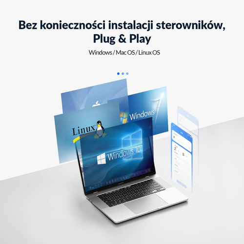 Orico Hub USB-A 4 porty USB-A 3.0 5Gbps czarny na Arena.pl