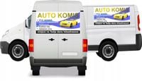 Reklama Naklejka na samochód AUTO KOMIS SKUP