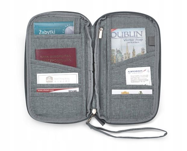 Paszportówka, Etui na Dokumenty, Portfel - Idealny Prezent dla Podróżnika! zdjęcie 1