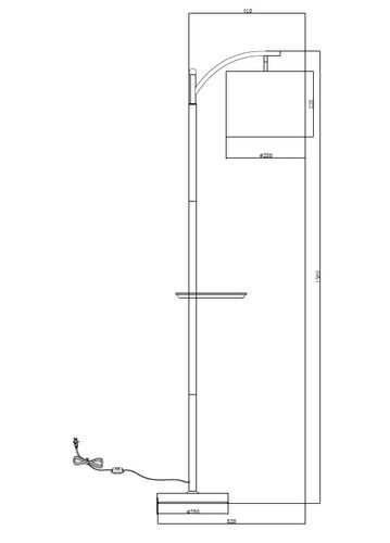 Lampka Podłogowa Dann Lux Design Ada DLD5285 na Arena.pl