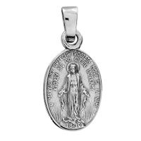 SREBRNY MEDALIK Z MATKĄ BOSKĄ CUDOWNĄ PRÓBA SREBRA 925