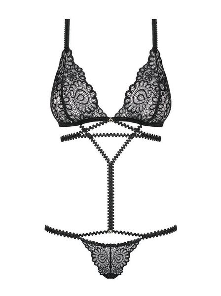 Zmysłowe Body z Paseczkami - Obsessive Mixty L/XL zdjęcie 3