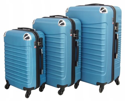 ZESTAW WALIZEK 3w1 WALIZKA PODRÓŻNA NA KÓŁKACH GRAVITT 2023 na Arena.pl