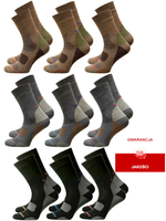 9x Skarpetki termofrotte super bawełna jakość wojskowe trekkingowe 9-par 45-47