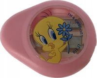 PODWÓJNA TEMPERÓWKA Z POJEMNIKIEM KANAREK TWEETY RÓŻOWA