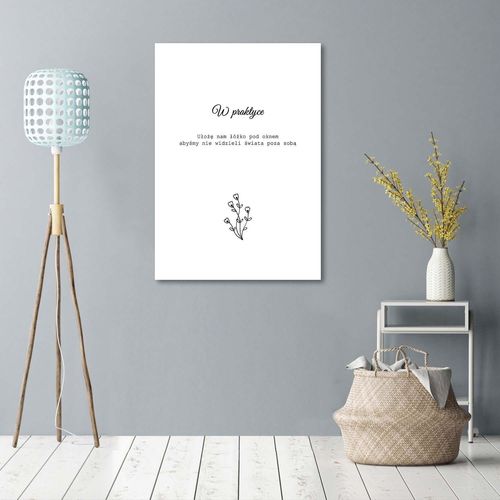 Obraz na płótnie – Canvas, W praktyce 50x70 na Arena.pl