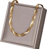 Naszyjnik Pozłacany Stal Chirurgiczna Złoty 18K