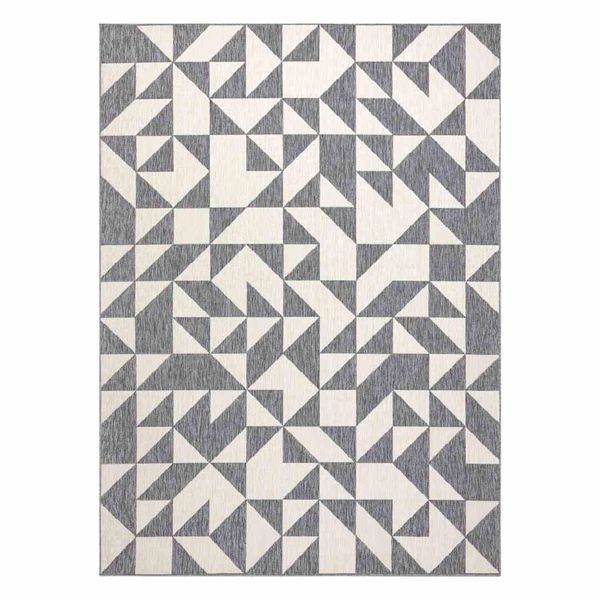 RUG/LU/WINK/TRIANGLE/GREY+CREAM/80x150 zdjęcie 1