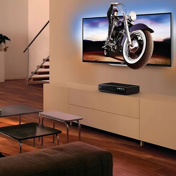 Tuner Dekoder Satelitarny DVB-T2 HEVC H.265 Full HD Telewizji zdjęcie 5