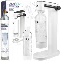SATURATOR DO WODY AQUAFLOOW BUBBWATER + NABÓJ CO2 + BUTELKA NA WODĘ 0,8L