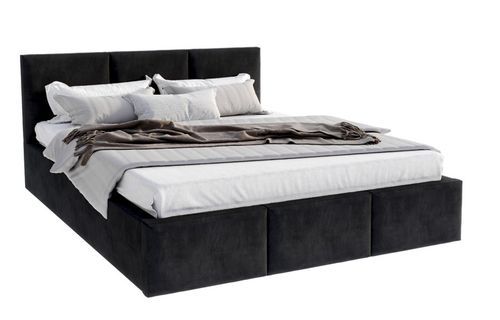 Łóżko 140x200 tapicerowane stelaż metalowy FRESIA na Arena.pl