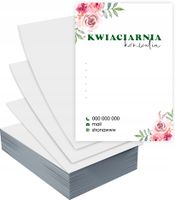 Ulotki A5 reklamowe KWIACIARNIA KWIATY GOTOWY PROJEKT GRATIS 1000 szt