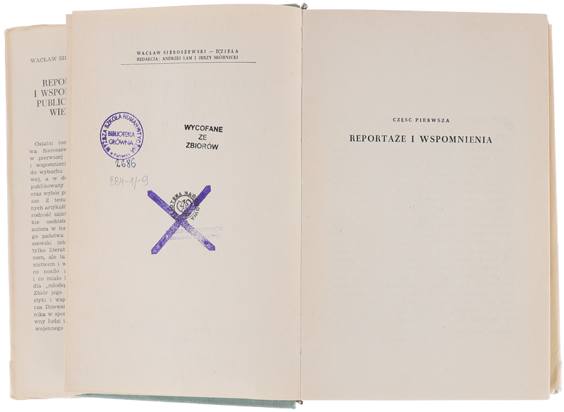 Wacław Sieroszewski Reportaże i wspomnienia 1963 zdjęcie 5