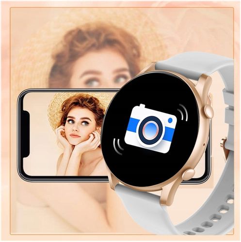 SMARTWATCH ZEGAREK DAMSKI POLSKIE MENU ROZMOWY ZDROWIE SPORT AMOLED 4 PASKI na Arena.pl
