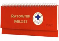 TERMINARZ RATOWNIKA personalizowany 2026 tygodniowy kalendarz biurkowy