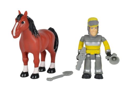 Strażak Sam 2 figurki Sam i Koń na Arena.pl