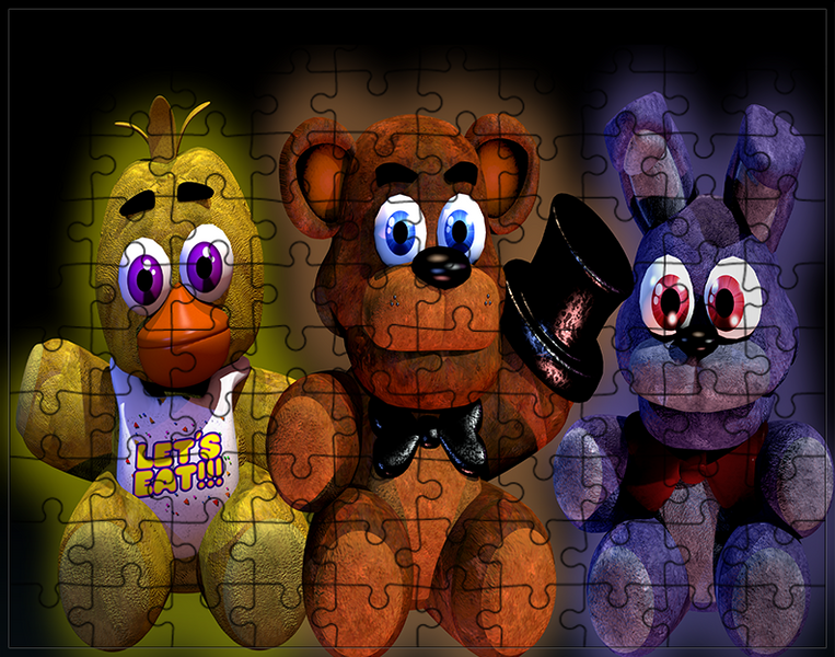 Puzzle FNAF Five Nights at Freddy's zdjęcie 1