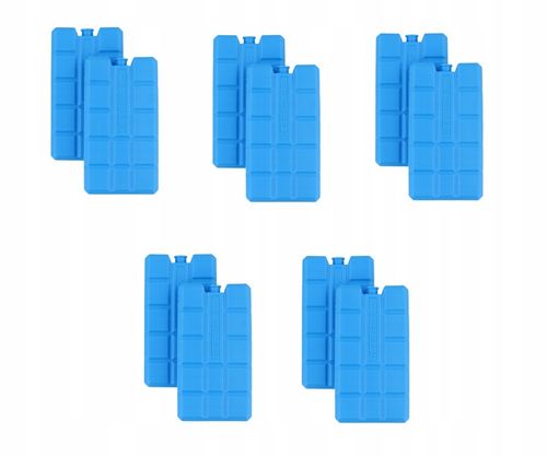 WKŁAD CHŁODZĄCY lodówka turystyczna torba NIETOKSYCZNY ZESTAW 10 szt x 200g na Arena.pl