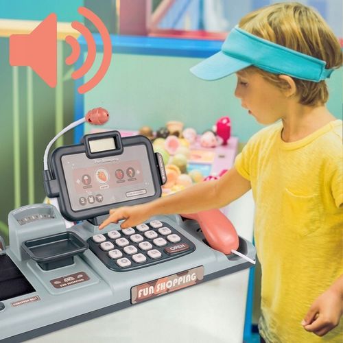 KASA FISKALNA SKLEPOWA INTERAKTYWNA ZAKUPY WAGA SKANER RUCHOMA TAŚMA KOSZYK na Arena.pl