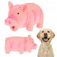 Zabawka dla psa ŚWINKA lateksowa CHRUMKAJĄCA gumowa mocno chrumka PIG (M)