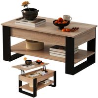 Ława stolik drewniany kawowy loft rozkładany schowek 92 cm