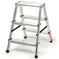 DRABINA DRABINKA DOMOWA 2x3 DWUSTRONNA SKŁADANA MOCNA 125kg PRODUKT