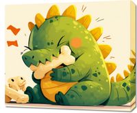 Obraz 70x60cm Uroczy Dinozaur