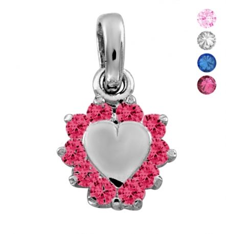 SREBRNY KOMPLET SERDUSZKA NA SZTYFT SREBRO PRÓBY 925 DOSTĘPNE RÓŻNE KOLORY zdjęcie 7