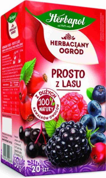 HERBAPOL Herbata Prosto z Lasu 20tb zdjęcie 1
