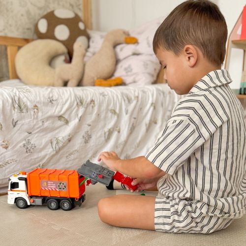 WOOPIE Interaktywna Śmieciarka Model Skala 1:16 Efekty Dźwiękowe i Świetlne na Arena.pl