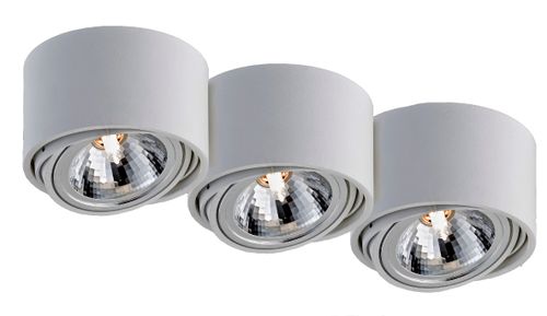 Regulowany plafon LUMOS 3 70253301 Kaspa natynkowy downlight biały na Arena.pl