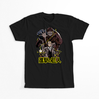 Koszulka Czarna Attack on titan WYBIERZ KOLOR KOSZULKI I FASON Męska M