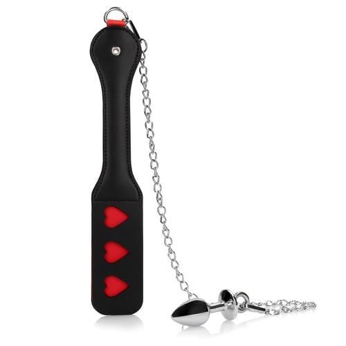 hearts paddle with metal anal plug na Arena.pl